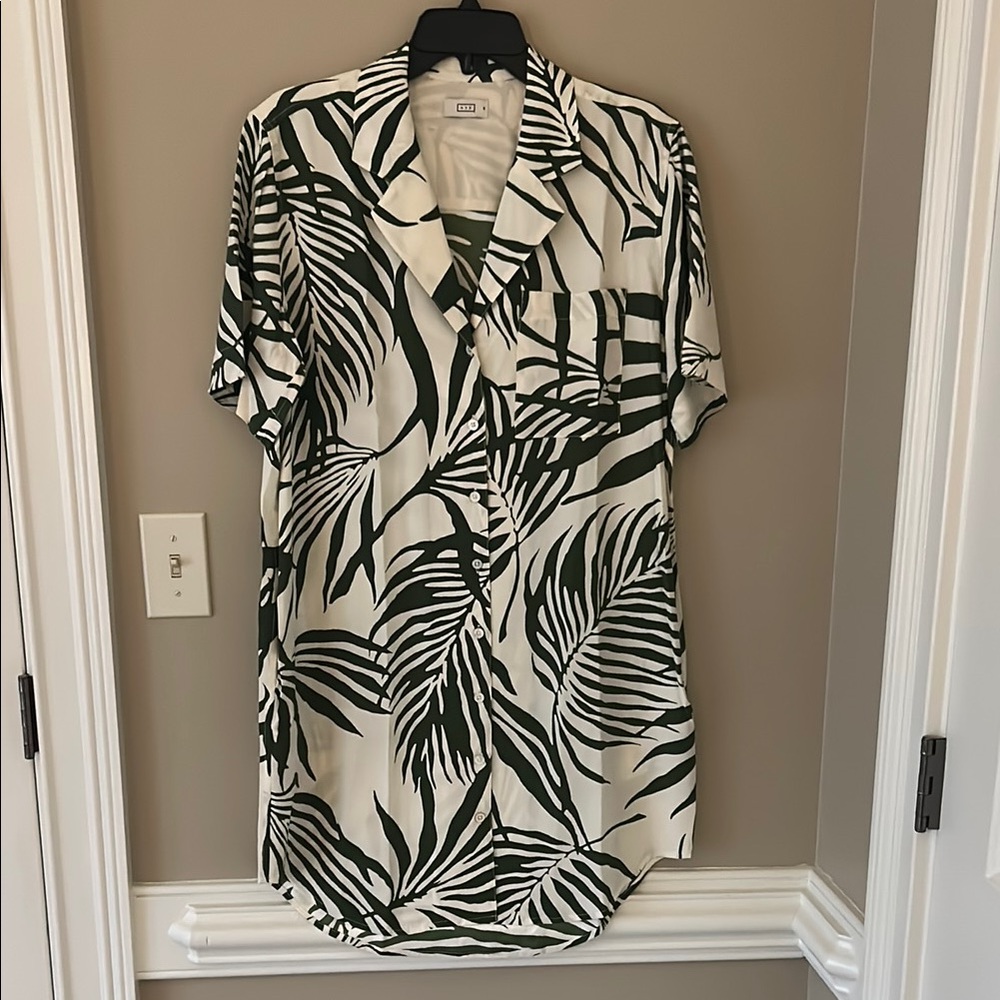 AYR Pool House Silk Dress M NWOT